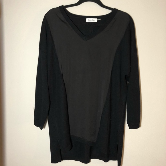 Calvin Klein Mixed Media Sweater🖤 - Picture 2 of 10